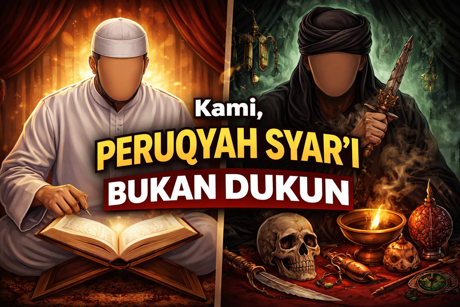 Kami Ruqyah SYAR'I, bukan Dukun